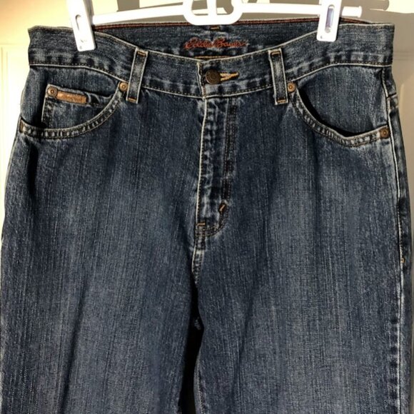 Eddie Bauer Women's Denim Blue Jeans 10R - Picture 3 of 12